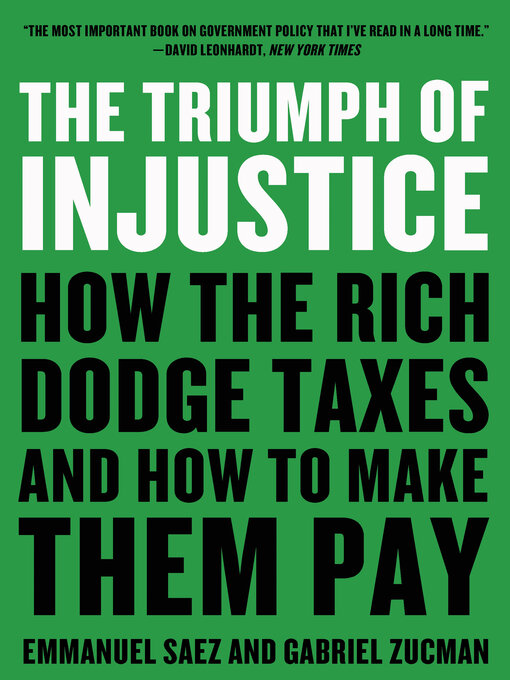 Cover image for The Triumph of Injustice
